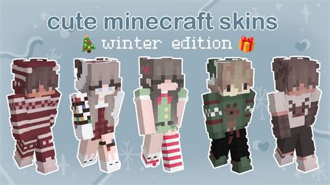 the snow is falling-. . Winter skins for minecraft